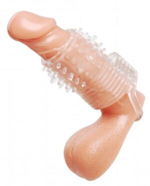 Size Matters - Clear Sensations Vibrerende Penis Sleeve - Transparant