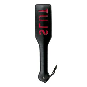 Easytoys Fetish - Zwarte leren paddle - Slut