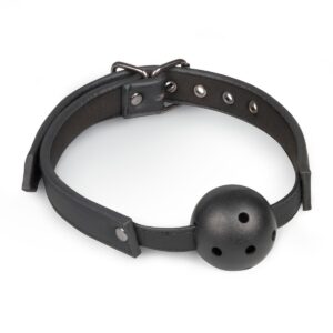 Easytoys Fetish - Ball gag met PVC bal - Zwart