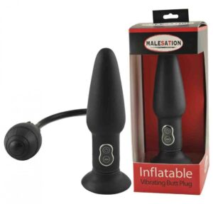 Inflatable Butt Plug With Vibration