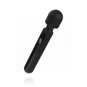 BLAQ - Digitale Super Wand Vibrator - Zwart