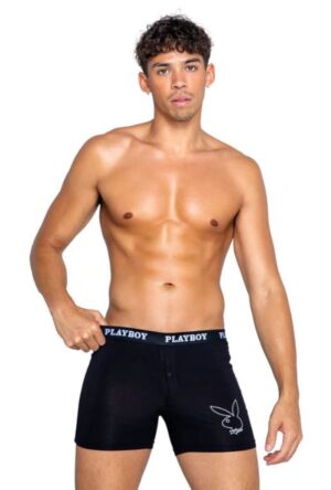 Playboy Lingerie - Heren Tuxedo Boxer - Zwart