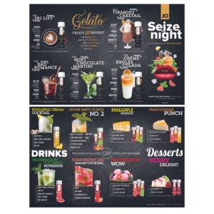 System JO – Cocktail Menu – Brochure