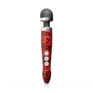 Doxy - Die Cast 3R Oplaadbare Wand Massager Rose Pattern
