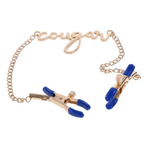 Sportsheets - Cougar Tepelklemmen - Goud