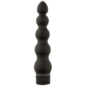 Doc Johnson - Black Magic Ribbed Vibe Vibrator - Zwart