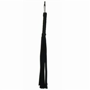 Sportsheets – Faux Leather Flogger – Zwart